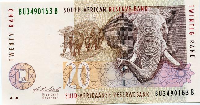 South Africa 20 Rand Banknote 1993