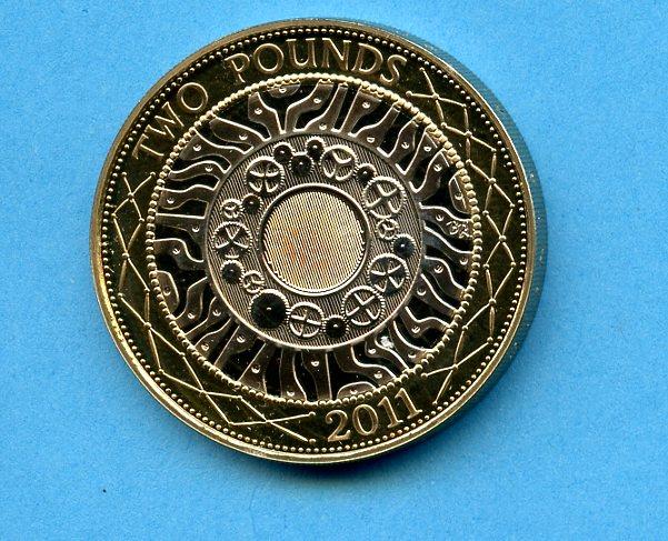 UK 2011 Proof Standard Design £2 Coin