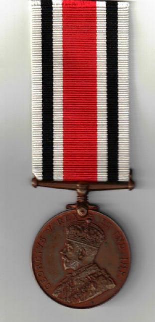 Special Constabulary George V Medal John H Barrow