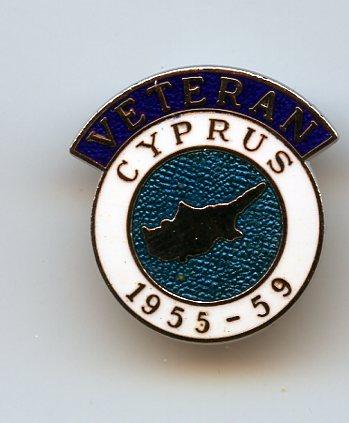 CYPRUS 1955-59 Veterans Badge