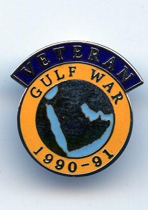 GULF WAR 1990-91 Veterans Badge