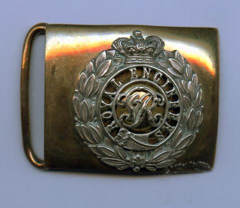 Royal Engineers Officers Victorian Belt Buckle