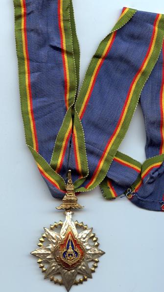 Thailand Order of The Crown Neck Badge