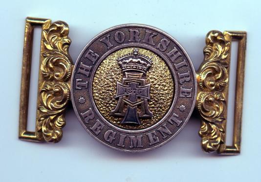 The Yorkshire Regiment Officers Belt Buckle