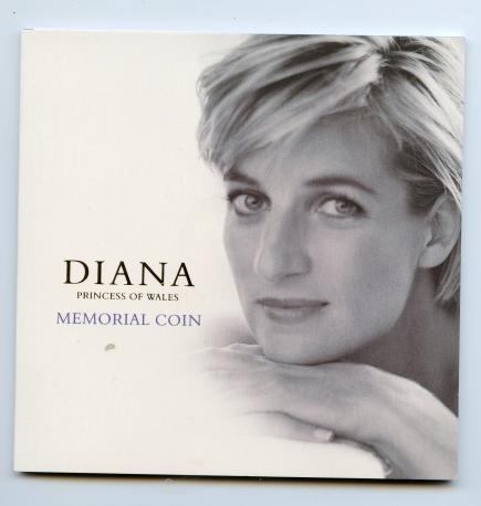 UK 1999 Brilliant Uncirculated £5 Coin Diana Princess of Wales Memorial