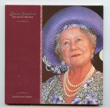 UK 2000 Brilliant Uncirculated £5 Coin Queen Mother Centenary