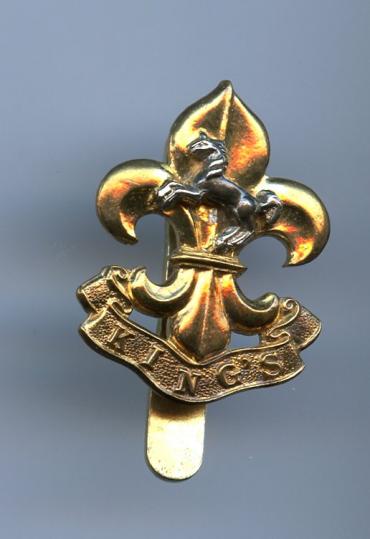 The Kings Regiment Beret Badge