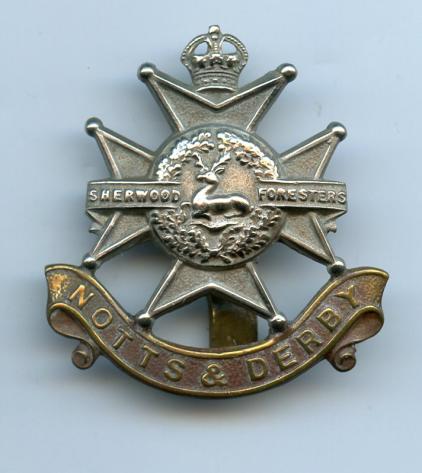 Notts & Derby Regiment Cap Badge