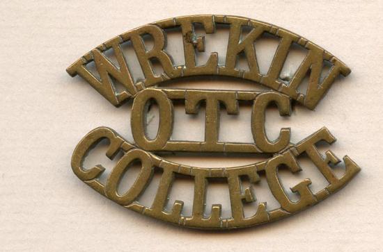 Wrekin OTC College Shoulder Title Badge