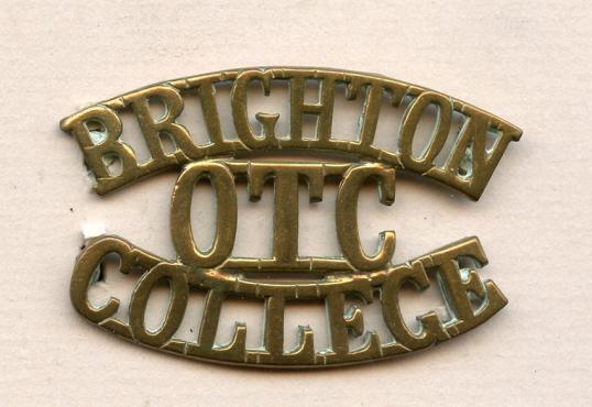 Brighton OTC College Shoulder Title Badge