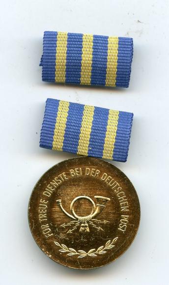 East German Civil Post Office Medal 1st Class