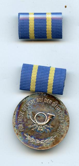 East German Civil Post Office Medal 2nd Class