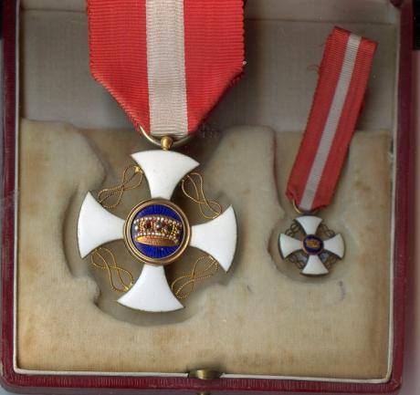 Italy - Kingdom of: Order of the Crown of Italy, 5th Class Knight's breast badge