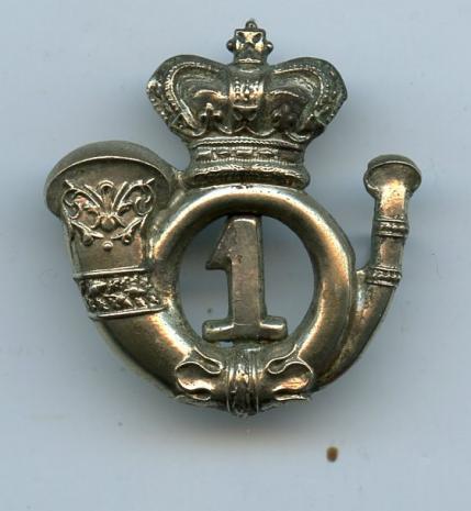1st Lanarkshire Rifle Volunteers Officers Field Service Cap Badge