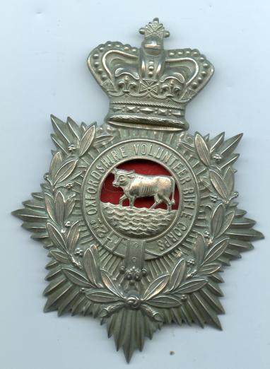 2nd Oxfordshire Volunteer Rifle Corps Helmet Plate