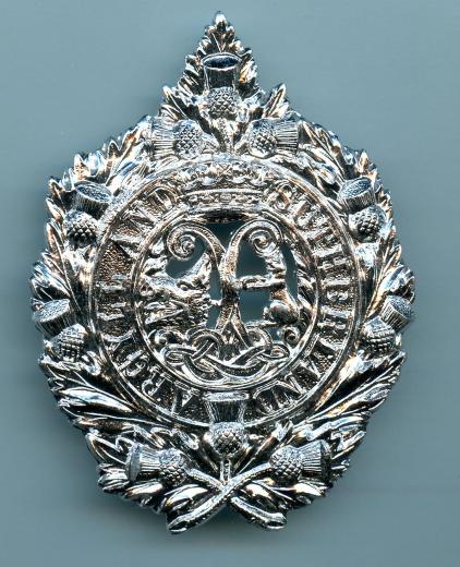 Argyll & Sutherland Highlanders Anodised Cap Badge