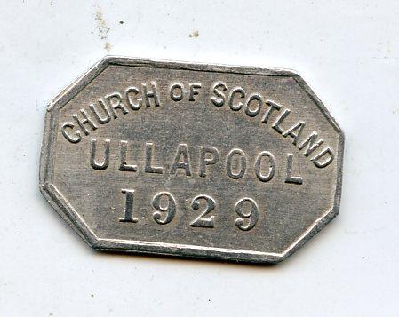 Ullapool Church of Scotland Communion Token