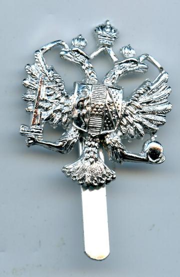  The Queens Dragoon Guards Anodised Cap Badge