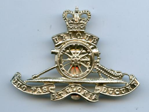 Royal Artillery Anodised Cap  Badge 