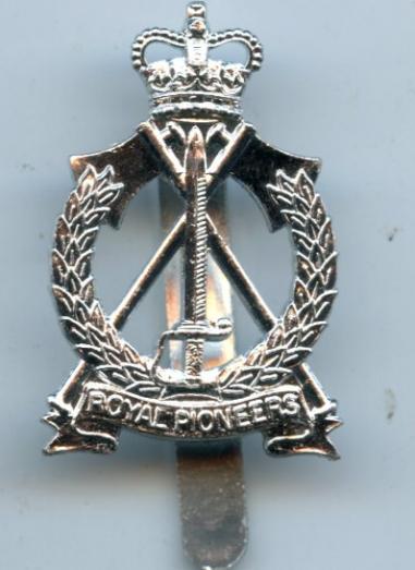 Royal Pioneer Corps  Anodised Cap Badge