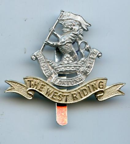 The Duke of Wellington's  Regiment Anodised Cap Badge