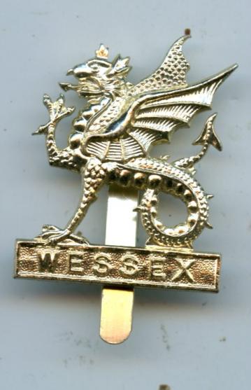 The Wessex Brigade  Anodised Cap Badge