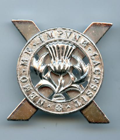 The Lowland  Brigade  Anodised Cap Badge