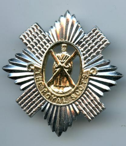The Royal Scots Anodised Cap Badge