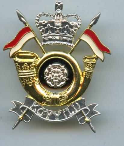 King's Own Yorkshire Yeomanry Light Infantry KOYYLI Cap Badge