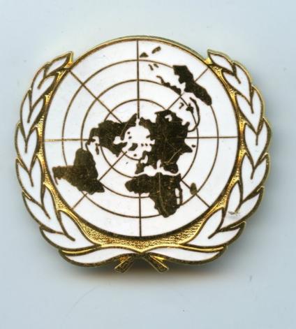 United Nations Forces Cap Badge