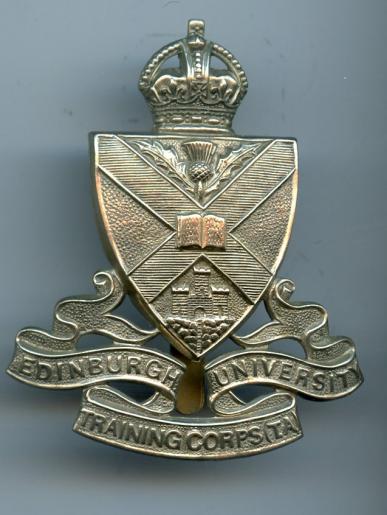 Edinburgh University Officers Training Corps Cap Badge