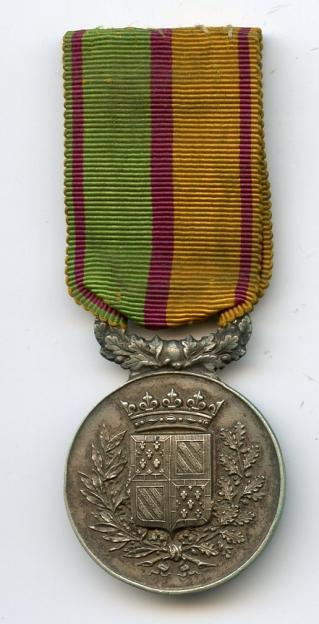 France Life Saving Society Medal . For Life savers of the Cote D'Or 1889