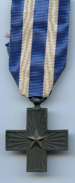 Italy Cross for War Merit Medal Royal Issue