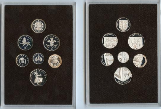 2008 UK Silver Proof Sets of Coins Emblems  & Shields of Britain