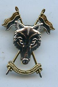 The Scottish and North Irish Yeomanry.Bi- Metal Cap Badge