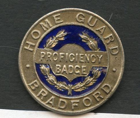 Bradford Home Guard Proficiency Badge