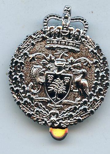 Royal Barbados Police Chrome Cap Badge