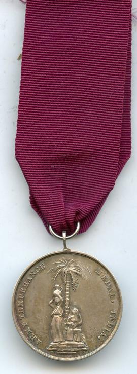 Army Temperance Medal India