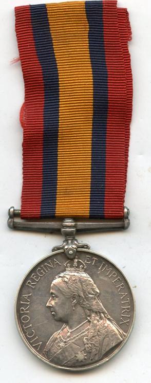 QSA Medal 1899-1902: No Bar : Pte Robert Stokes, Volunteer Battalion Scottish Rifles