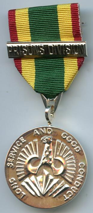 Ghana Long Service Medal. Prison Division