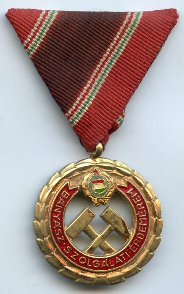 Hungary Medal of Merit For Miners