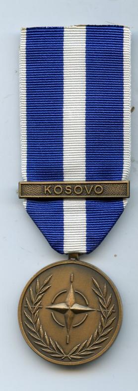 Nato Service Medal.  Bar Kosovo