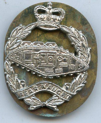 Royal Tank Regiment  Cap Badge