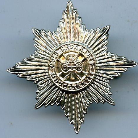 Irish Guards Anodised Cap Badge