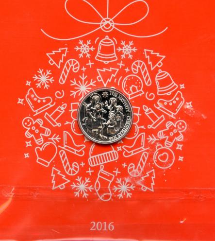 UK 2016 The Christmas Nativity Story £20 Uncirculated  Silver Coin