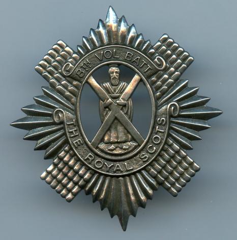 8th Volunteer Battalion Royal Scots Cap Badge