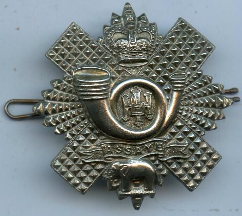 Highland Light Infantry H.L.I. Queens Crown Cap Badge