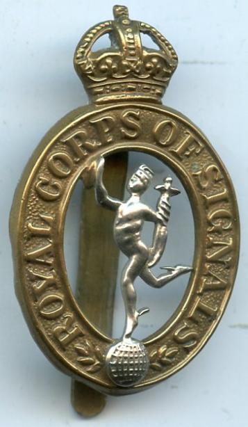 Royal Signals 1st Type Cap Badge