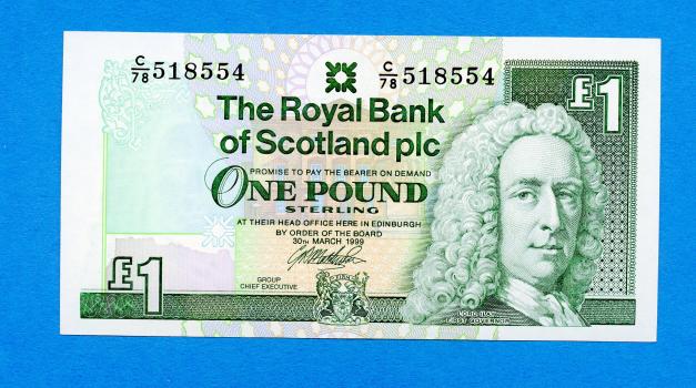 Royal Bank of Scotland £1 One Pound Note .Dated 30th March 1999