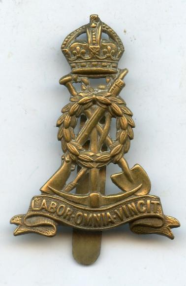 Royal Pioneer Corps.Kings Crown Cap Badge